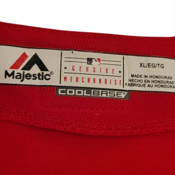 Red Sox Brock Holt MLB Baseball Boston Jersey Majestic Cool Base #12 Men's XL - Picture 6 of 9